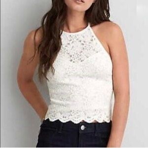American Eagle lace top.  NWOT.  Size M